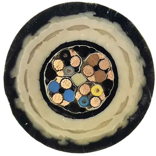 Defense - Variable depth sonar light tow cable